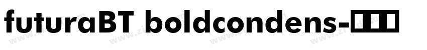 futuraBT boldcondens字体转换